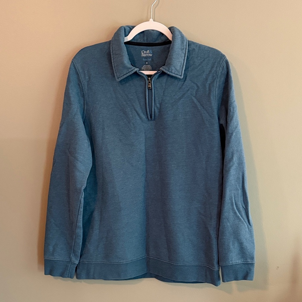 Croft & Barrow Teal Pullover